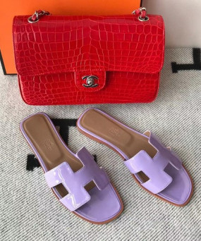 에르메스 올수공 오란 슬리퍼 샌들 페이던트 17